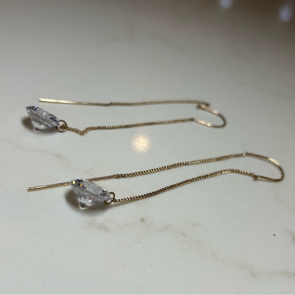 Thread through gem earrings 💎 - Picture 3 of 3